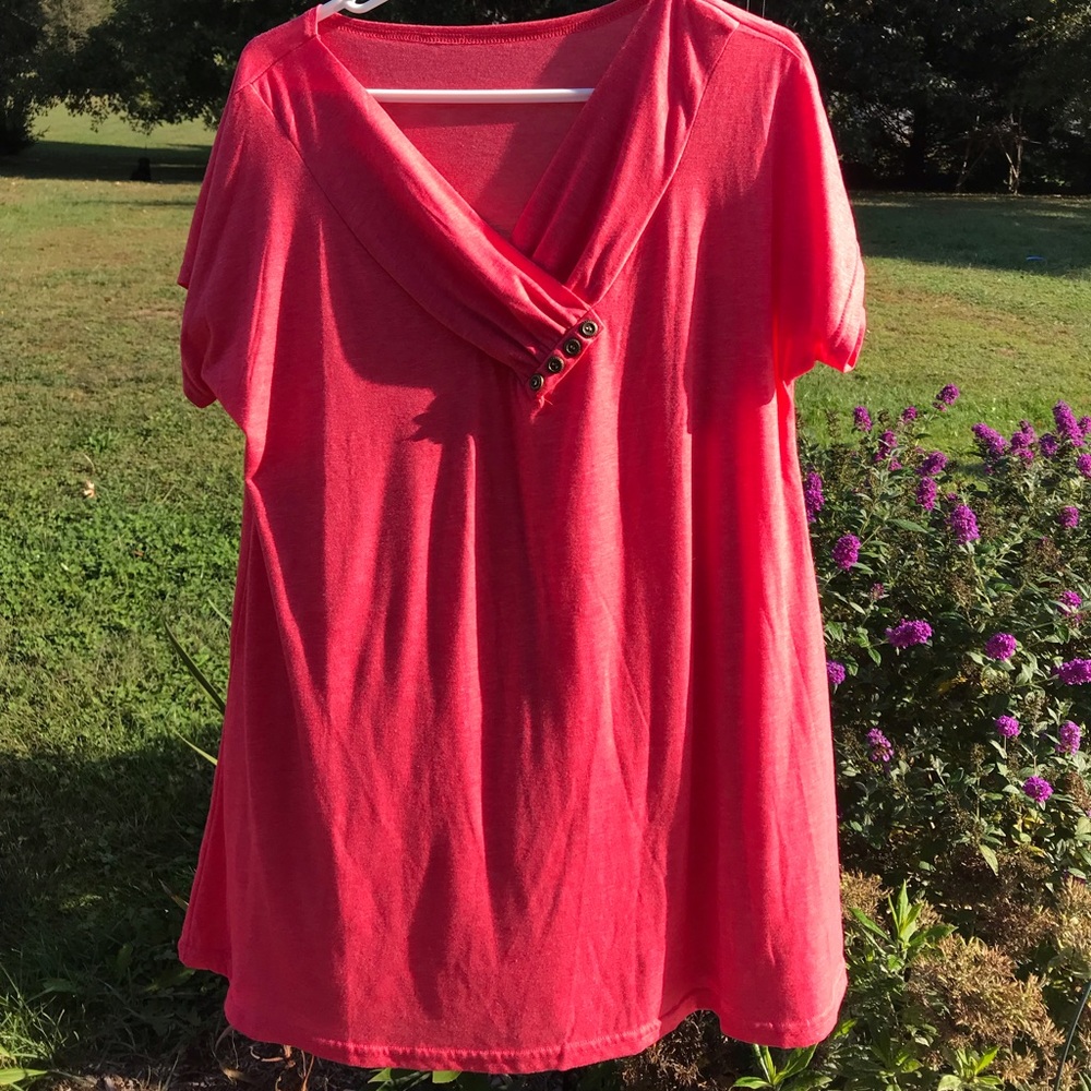 Flowy pink tunic